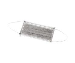 4-2081-01 Low Dust Emission Activated Carbon Mask (4-layer Type), Regular, 50pcs Included