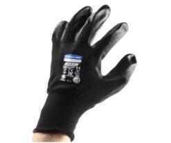 63-7964-28 Kimberly Clark PUR Polyurethane-Coated General Purpose Gloves, size 11, Black 13841