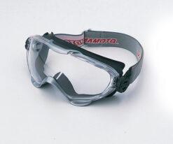 1-6674-01 JIS Safety Goggles YG6000 Black Silver YG-6000