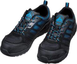 64-0989-78 Safety Shoes Lace-Up Type Black x Blue 26.5 cm S6161