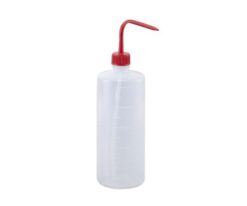 4-5663-01 Washing Bottle Colorful Variation Narrow-Mouth Red 100mL