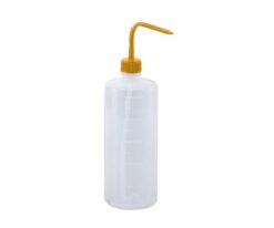 4-5664-01 Washing Bottle Colorful Variation Narrow-Mouth Yellow 100mL