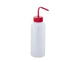 4-5668-01 Washing Bottle Colorful Variation Wide-Mouth Red 250mL