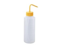 4-5669-01 Washing Bottle Colorful Variation Wide-Mouth Yellow 250mL