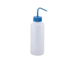 4-5670-01 Washing Bottle Colorful Variation Wide-Mouth Blue 250mL