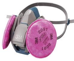 2-1051-21 Dust-Proof Gas Mask 6500QL/2091-RL3S