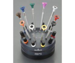 63-3224-94 [Stainless Steel] (-) Precision Screwdriver Set (Rotary Table Adapted) EA550SA