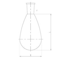 64-5087-27 Quartz Round Bottom Flask with Scratch 100 mL 1102-02