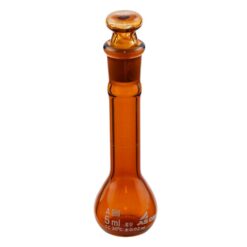 1-8565-21 High Accuracy Volumetric Flask Brown 5mL