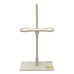 3-209-01 Vinyl Chloride Funnel Stand  34mm x 2 240 x 95 x 450