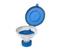 1-1733-27 Funnel for waste liquid (HDPE type) with lid, sieve S60 S61 318950