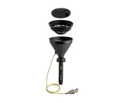 1-1733-32 Funnel for waste liquid (HDPE type)with lid, sieve and safety lances Conductive HDPE/S60, S61 317621