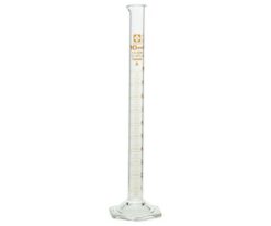 1-1959-02-20 Graduated Cylinder CustomA 10mL with Calibration Certificate