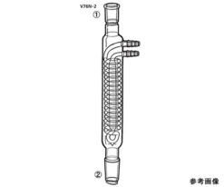 64-1066-34 Reflux Condenser Dimroth V76N-2-1
