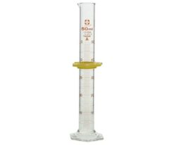 1-1959-05-20 Graduated Cylinder CustomA 50mL with Calibration Certificate