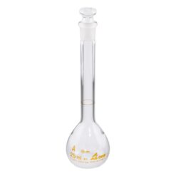 1-8564-04-20 Volumetric Flask White 25 mL with Calibration Certificate