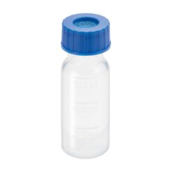 4-4518-02 Low Elution Wide Mouth Screw Cap Vial PP Vial + Slit with Septum Blue Cap Pack of 100 6904-74503