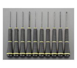 78-0251-87 (+)(-) Precision Screwdriver Set 10Pcs EA552EA-10