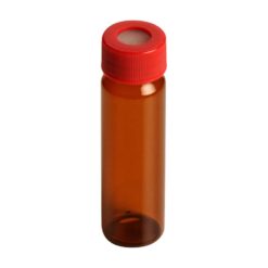 4-4814-02 EPA Vial for Analyzing Drinking Water, Level 3 Brown Vial for VOC/VOA + Red Cap (with septum) 72 Pieces 3122-40mL