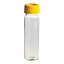 4-4814-03 EPA Vial for Drinking Water Analysis, Level 2 Transparent Vial for VOC/VOA + Yellow Cap (with septum) 72 Pieces 2112-40mL