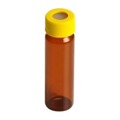 4-4814-04 EPA Vial for Analyzing Drinking Water, Level 2 Brown Vial for VOC/VOA + Yellow Cap (with septum) 72 Pieces 2122-40mL