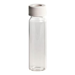4-4814-05 EPA vial for drinking water analysis Unwashed transparent vial for VOC/VOA + white cap (with septum) 72 bottles 1112-40mL