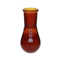 3-5922-03 Common Sliding Eggplant Flask (Brown) 29/42 50mL