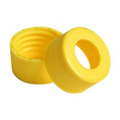 4-4814-12 Perforated Cap (Yellow) for EPA Vial/VOC/VOA for Drinking Water Analysis 100 Pieces 1M24-414Y