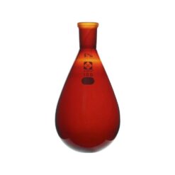 3-5919-04 Common Sliding Eggplant Flask (Brown) 15/25 100mL