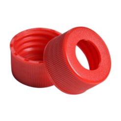 4-4814-13 Perforated Cap (Red) for EPA Vial/VOC/VOA for Drinking Water Analysis 100 Pieces 1M24-414R