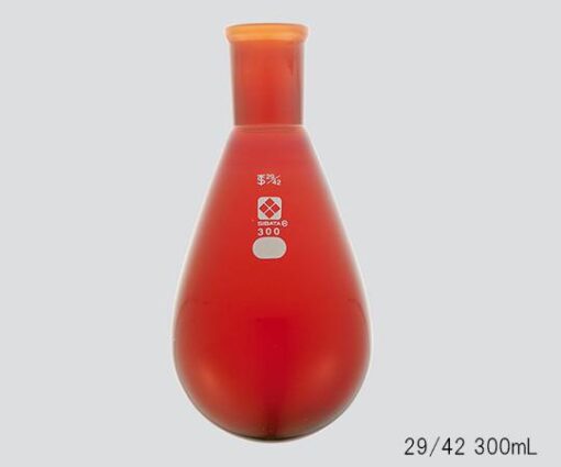 3-5920-04 Common Sliding Eggplant Flask (Brown) 19/38 100mL