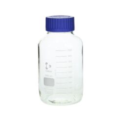 2-8210-01 Wide-Mouth Screw-Top Bottle (DURAN(R)) Cap Blue 500mL 017250-500A