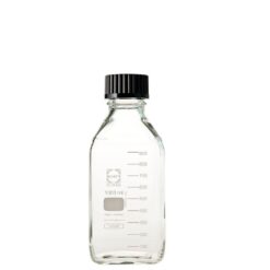 1-8870-08 Screw-Top Bottle Square White (DURAN(R)) with Black Cap 1000mL 017230-1000