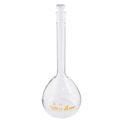1-8564-10-57 Volumetric Flask White 1000 mL with Chinese Calibration Certificate