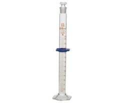 1-1960-04-20 Graduated Cylinder with Plug, CustomA 25mL with Calibration Certificate