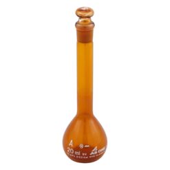 1-8564-23-56 Volumetric Flask Tea 20 mL with English Calibration Certificate