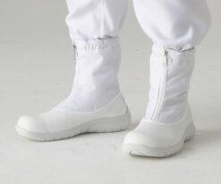 61-0075-07 Safety Shoes Short 24.5 White G7750-1