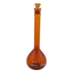 1-8564-26-56 Volumetric Flask Tea 100 mL with English Calibration Certificate