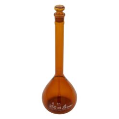 1-8564-28-56 Volumetric Flask Tea 250 mL with English Calibration Certificate