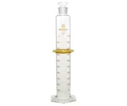 1-1960-11-20 Graduated Cylinder with Plug, CustomA 1000mL with Calibration Certificate