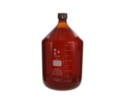 61-4411-34 Screw Cap Bottle (Medium Bottle) Amber with Red Cap 10L 017210-100001