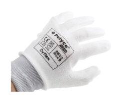 63-7643-87 BM Polyco Dyflex Dyneema Polyurethane-Coated Cut Resistant Gloves, size 9, White 8823