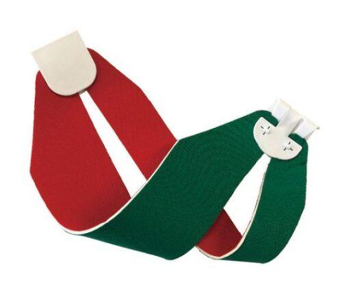 64-6569-23 Helmet Band 90 Separate Type Red/Green 6121710206