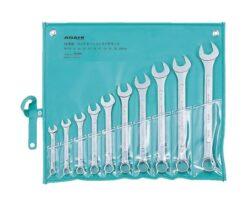 61-2341-09 Combination spanner set (15 /Panel Type) JIS 8-24mm 10 set CPS1010