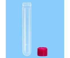 63-2977-51 Round-Base Centrifuge Tube Red Cap 13ml 60.541.003