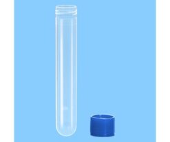 63-2977-53 Round-Base Centrifuge Tube Blue Cap 13ml 60.541.021