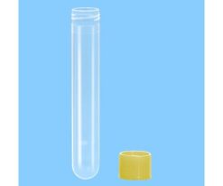 63-2977-57 Round-Base Centrifuge Tube Yellow Cap 13ml 60.541.929