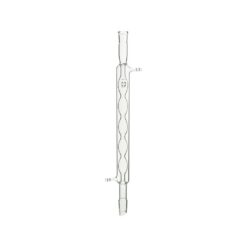 61-4418-71 Allihn Condenser(Sphere Tube) 200mm, SPC-15-15 030720-15200