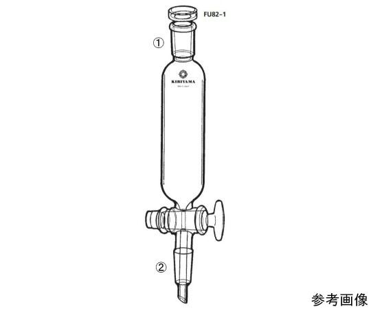 64-1068-37 Connected Cylindrical Dripping funnel FU82-1-1