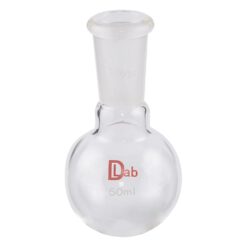 3-9641-03 Common Sliding Round Bottom Flask (Borosilicate Glass-1) 50mL 19/38